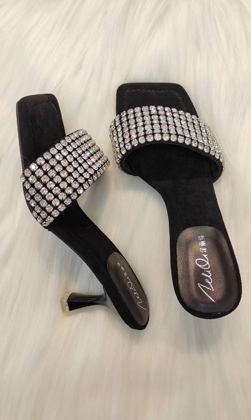 Gem Embellished Heel